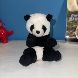 Douglas Panda Lil’ Baby Plush 6” Stuffed Animal Black White Bear Toy